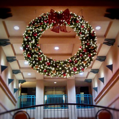 San Jose Lighted Wreath